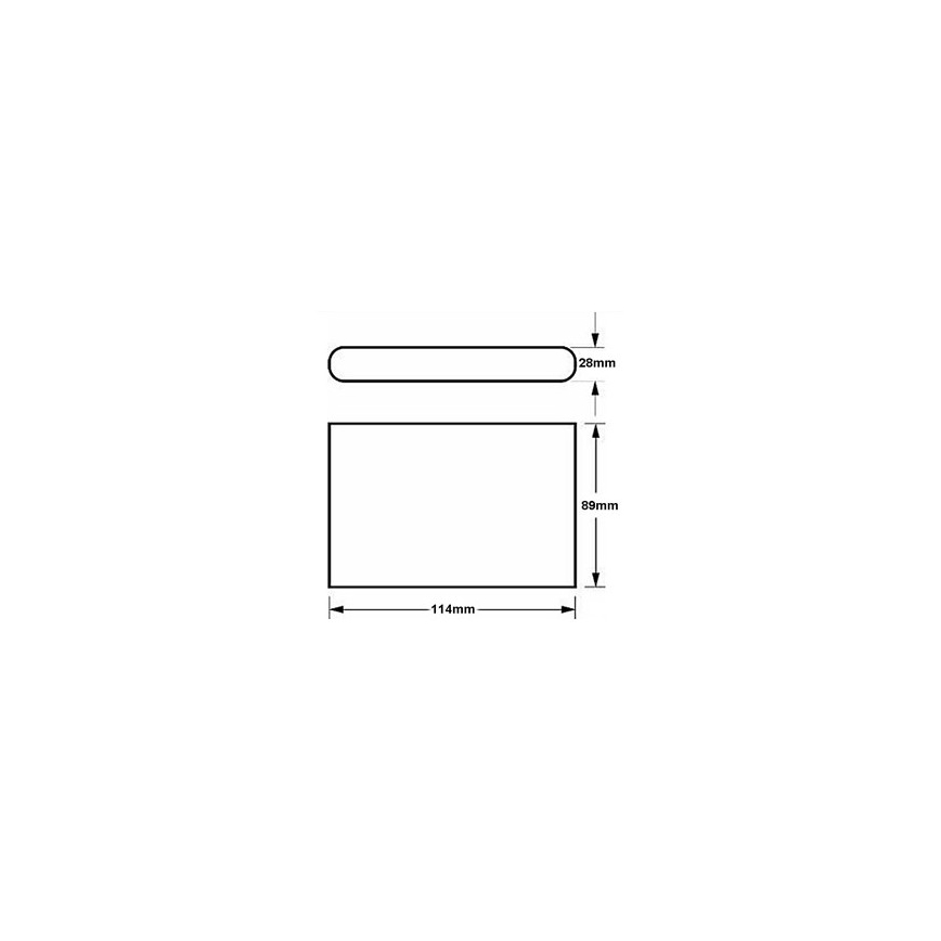 Udendørs LED væglampe FLOW 2xLED/3W/230V IP54 antik sort