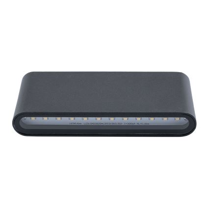 Udendørs LED væglampe FLOW LED/6W/230V IP54 antik sort