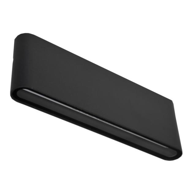 Udendørs LED væglampe FLOW LED/9W/230V IP54 4000K sort