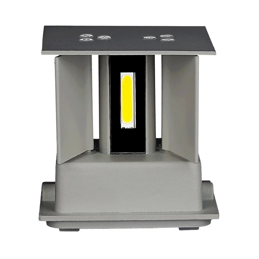Udendørs LED væglampe LED/11W/230V 4000K IP65 grå