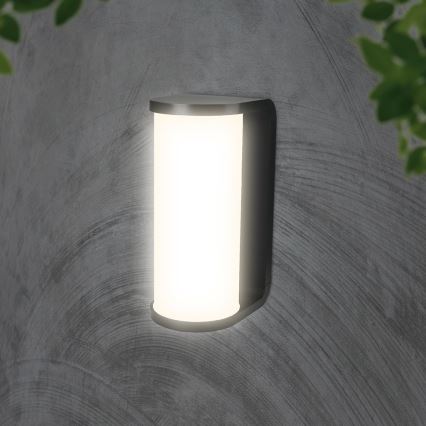Udendørs LED væglampe LED/12W/230V 3000/4200/6500K IP65 sort