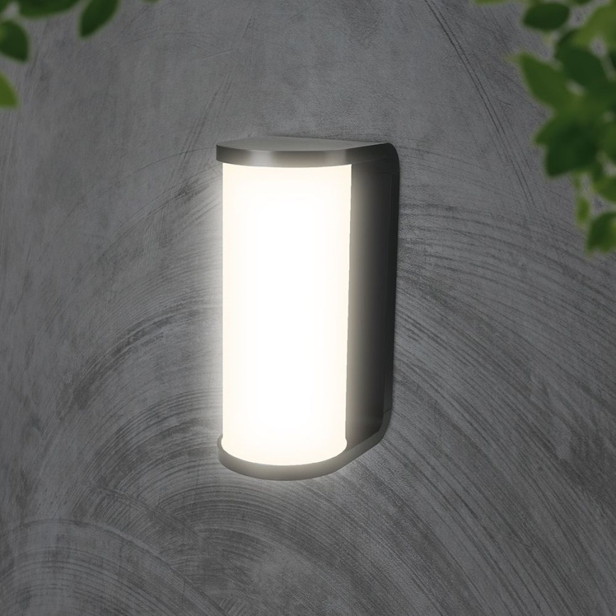 Udendørs LED væglampe LED/12W/230V 3000/4200/6500K IP65 sort
