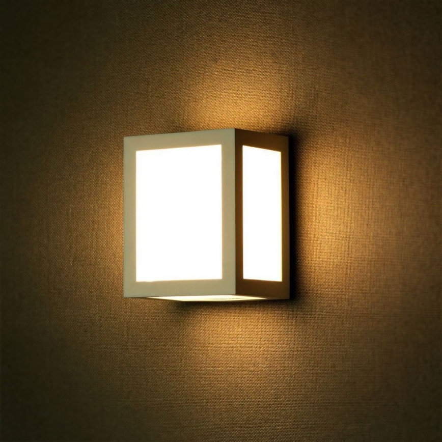 Udendørs LED væglampe LED/12W/230V 3000K IP65 hvid