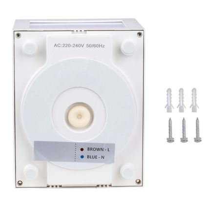 Udendørs LED væglampe LED/12W/230V 3000K IP65 hvid