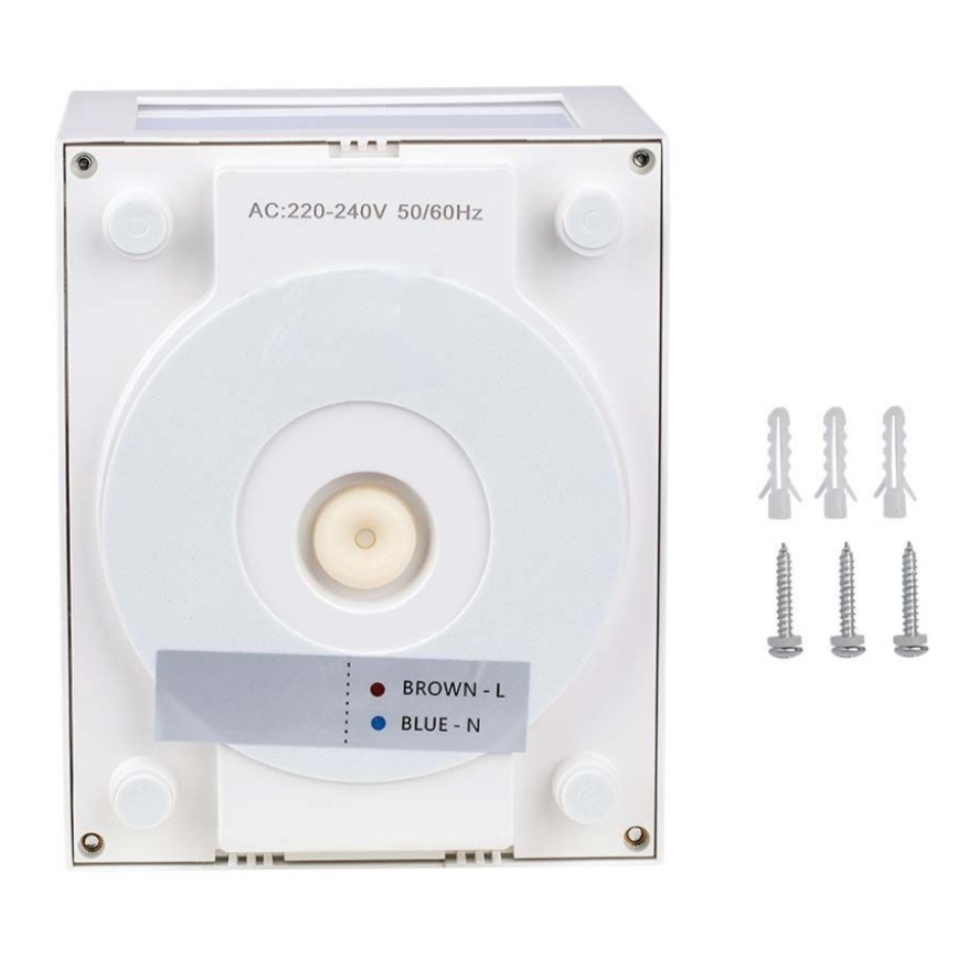 Udendørs LED væglampe LED/12W/230V 3000K IP65 hvid
