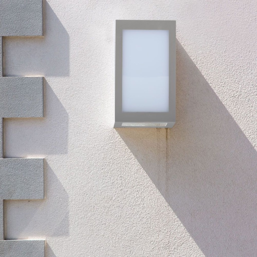 Udendørs LED væglampe LED/12W/230V 4000K IP65 grå