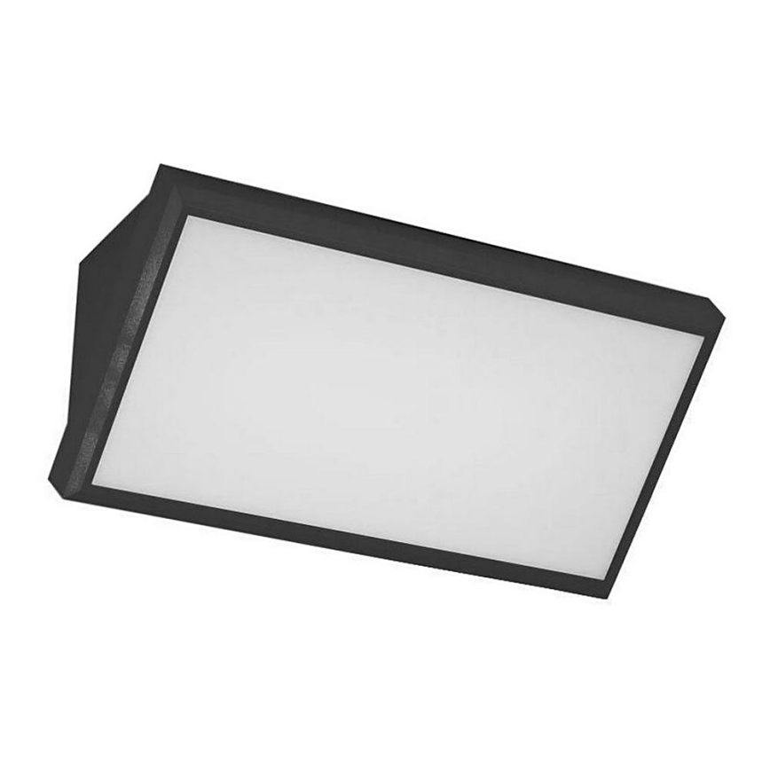 Udendørs LED væglampe LED/12W/230V 4000K IP65 sort