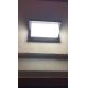Udendørs LED væglampe LED/12W/230V IP54 sort