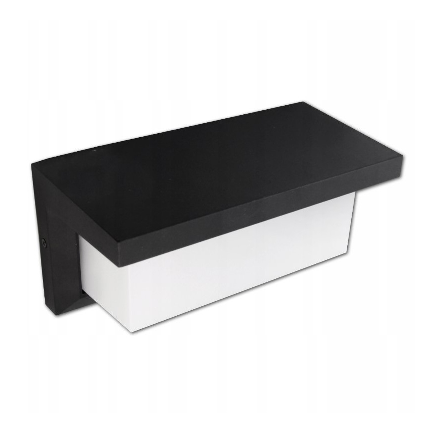 Udendørs LED væglampe LED/12W/230V IP54 sort