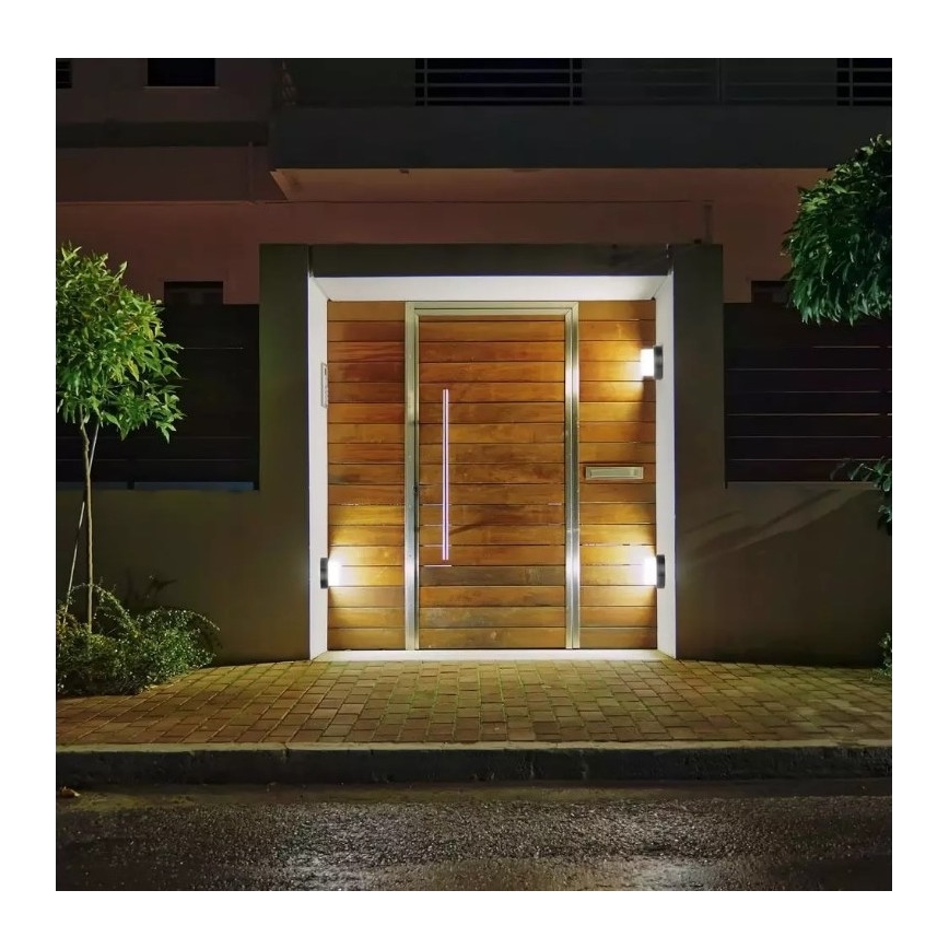 Udendørs LED væglampe LED/12W/230V IP65 3000K