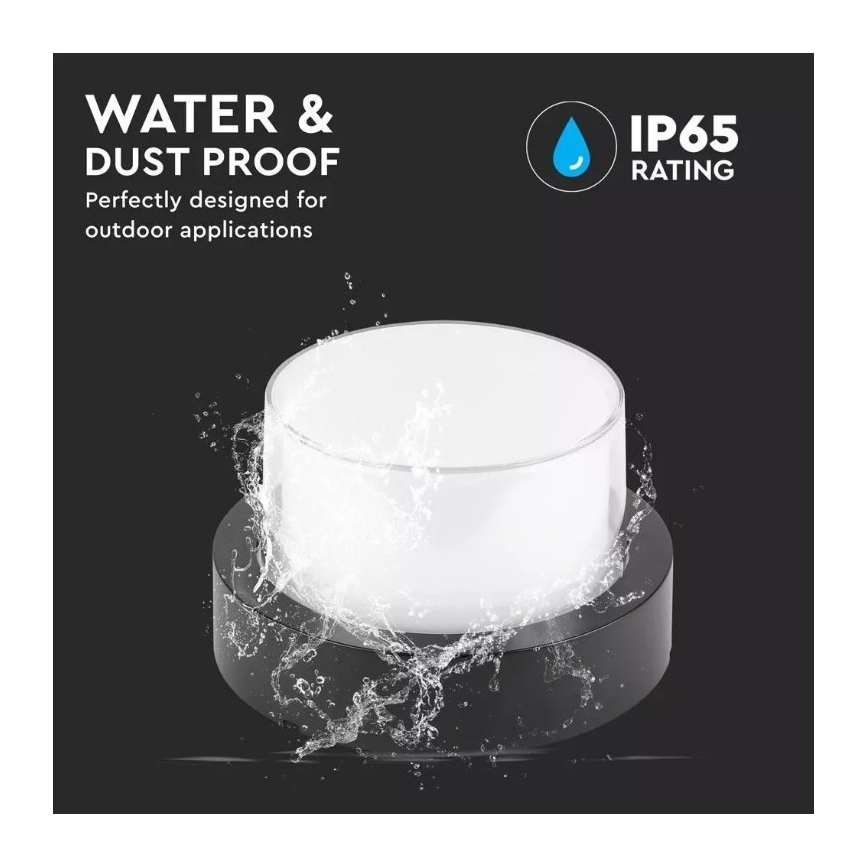 Udendørs LED væglampe LED/12W/230V IP65 3000K