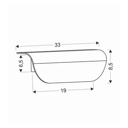 Udendørs LED væglampe LED/12W/230V IP65 sort