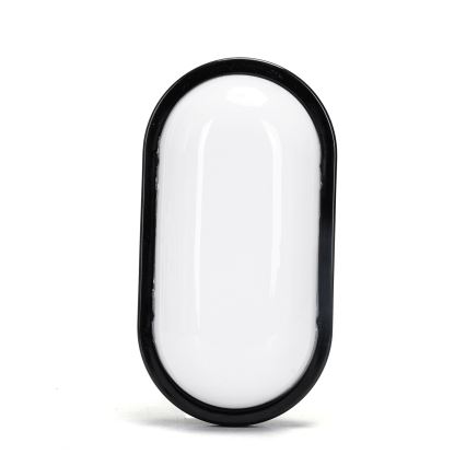 Udendørs LED væglampe LED/15W/230V 6500K sort IP65