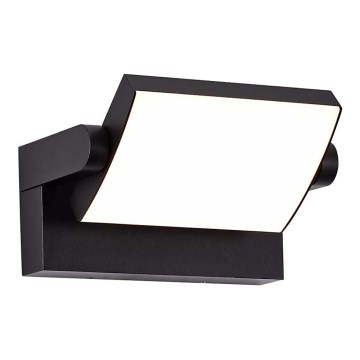 Udendørs LED væglampe LED/17W/230V 3000K IP65 sort