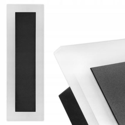 Udendørs LED væglampe LED/19W/230V IP54 sort