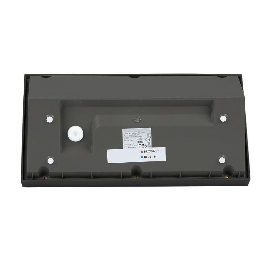 Udendørs LED væglampe LED/20W/230V 3000K IP65 sort