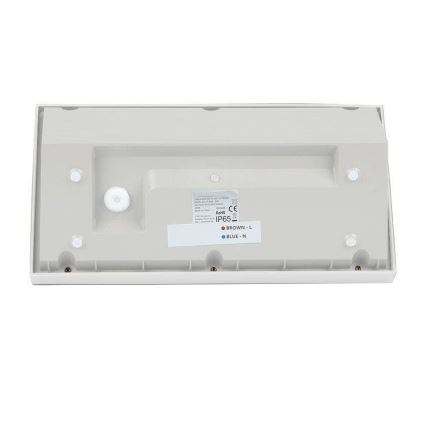 Udendørs LED væglampe LED/20W/230V 4000K IP65 hvid