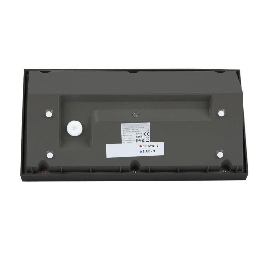 Udendørs LED væglampe LED/20W/230V 4000K IP65 sort