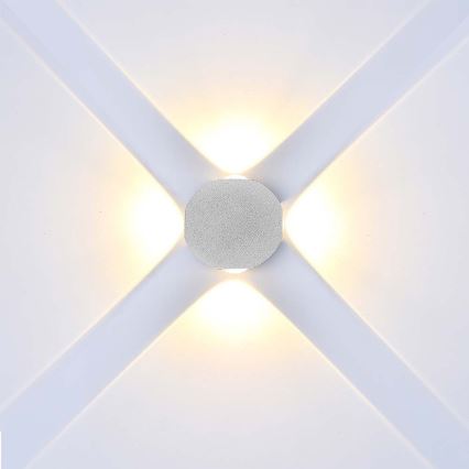 Udendørs LED væglampe LED/4W/230V 3000K IP54 hvid