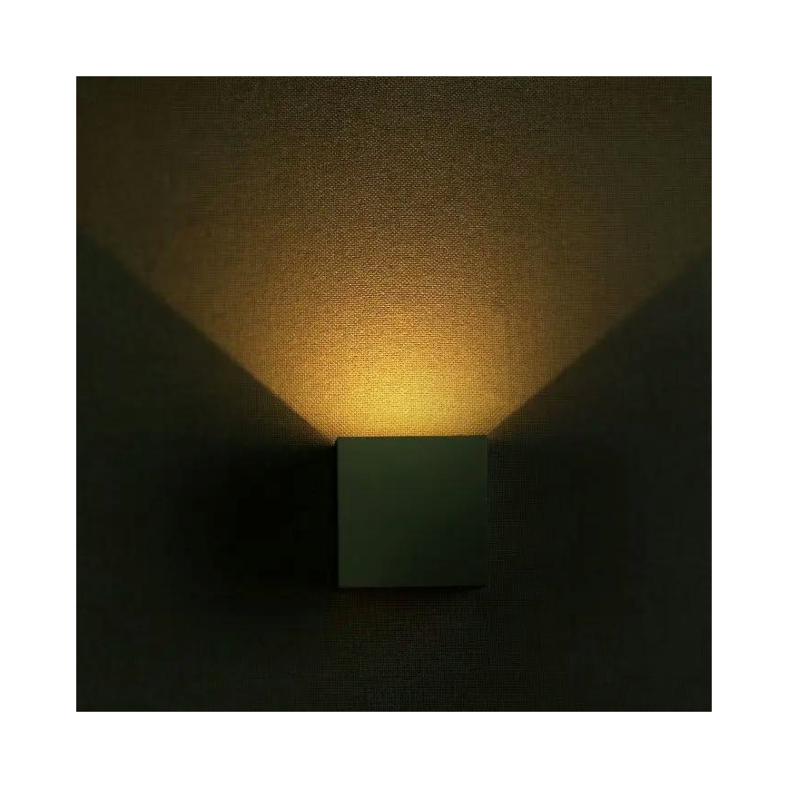 Udendørs LED væglampe LED/5W/230V 3000K IP65 grå