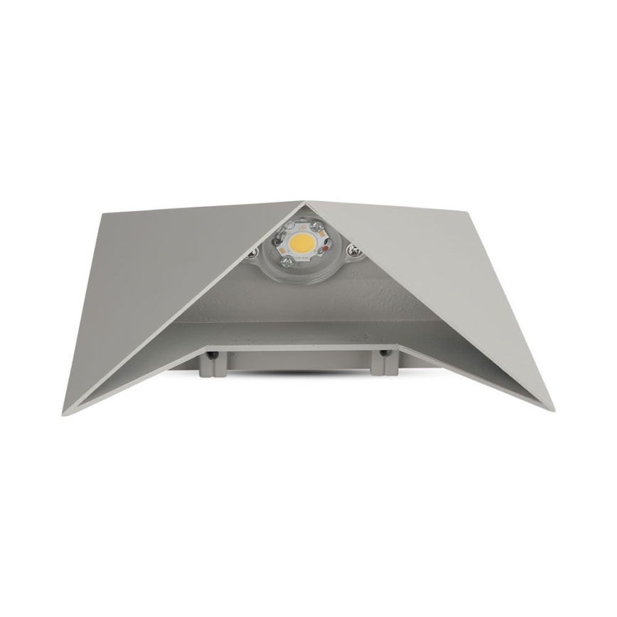 Udendørs LED væglampe LED/5W/230V 3000K IP65 grå