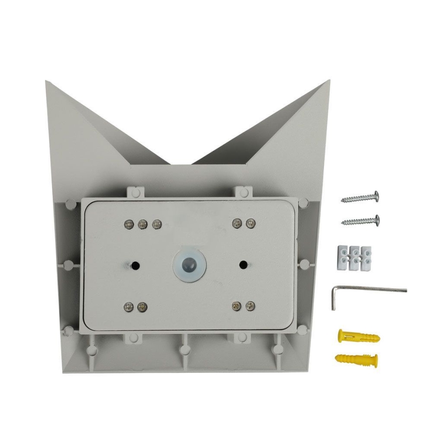 Udendørs LED væglampe LED/5W/230V 3000K IP65 grå