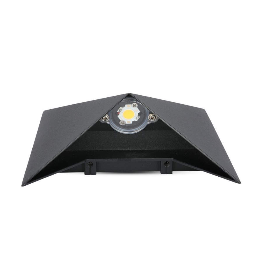Udendørs LED væglampe LED/5W/230V 3000K IP65 sort