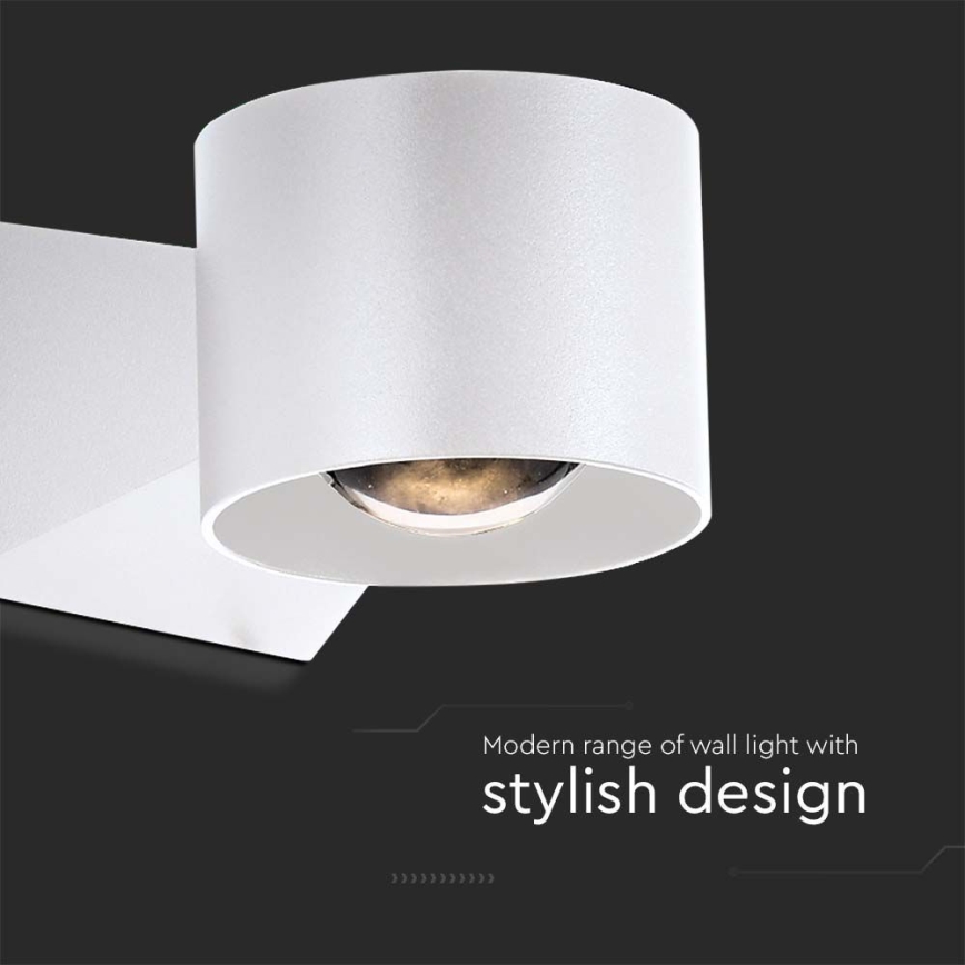 Udendørs LED væglampe LED/5W/230V 4000K IP65 hvid