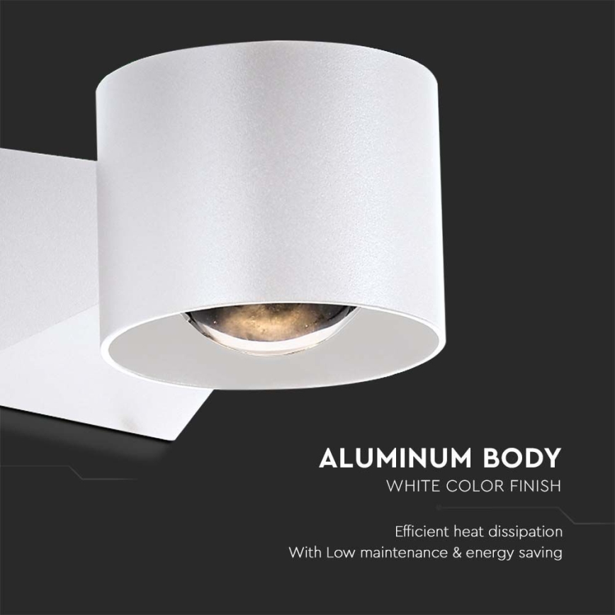 Udendørs LED væglampe LED/5W/230V 4000K IP65 hvid