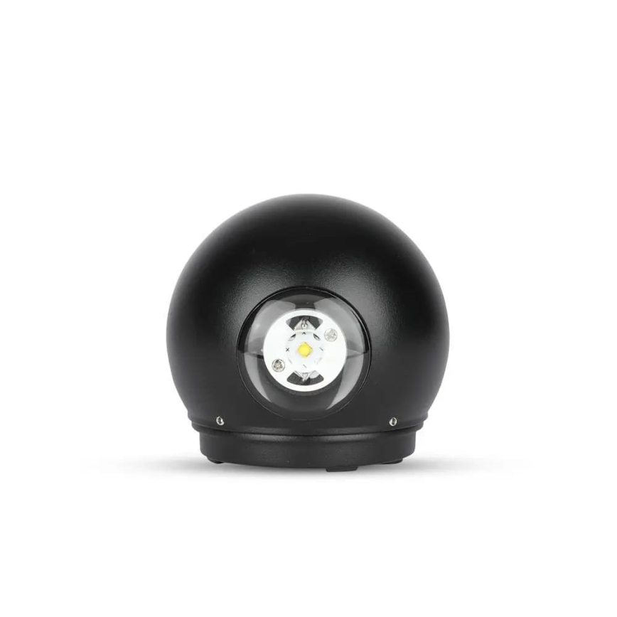 Udendørs LED væglampe LED/6W/230V 3000K IP65 sort