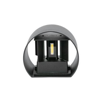 Udendørs LED væglampe LED/6W/230V 4000K IP65 sort