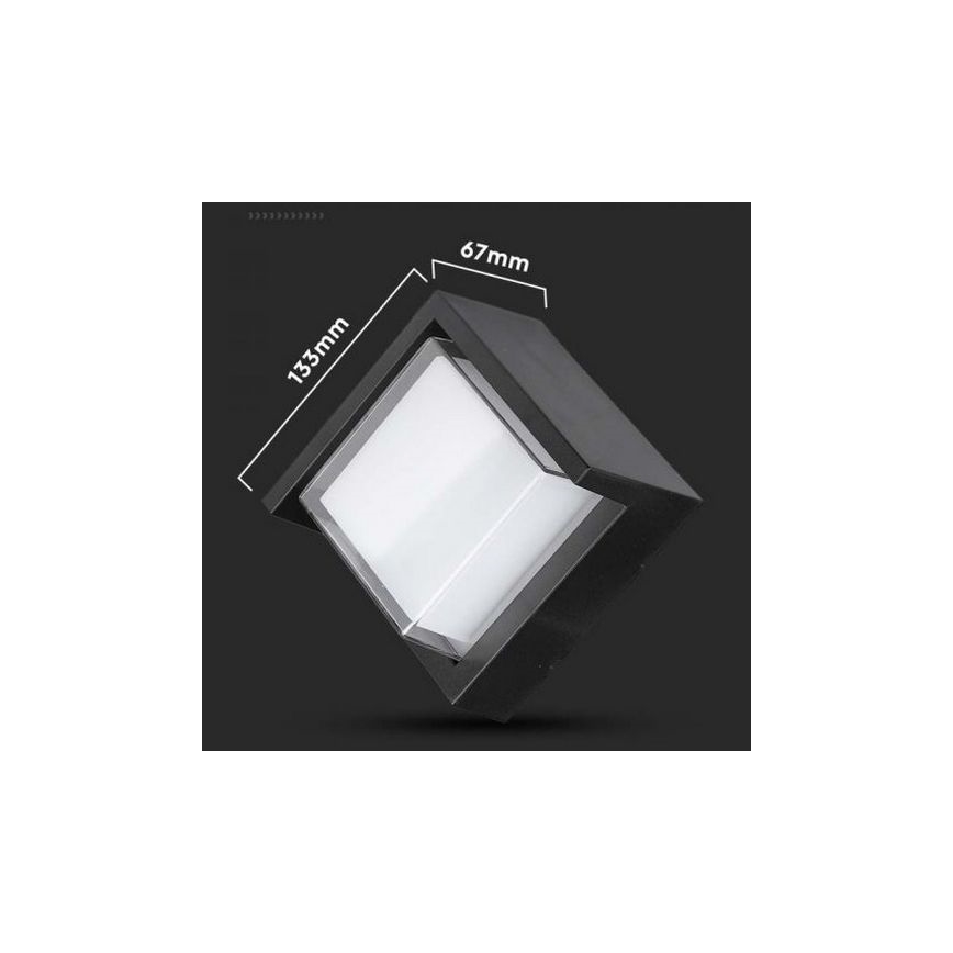 Udendørs LED væglampe LED/7W/230V 3000K IP65