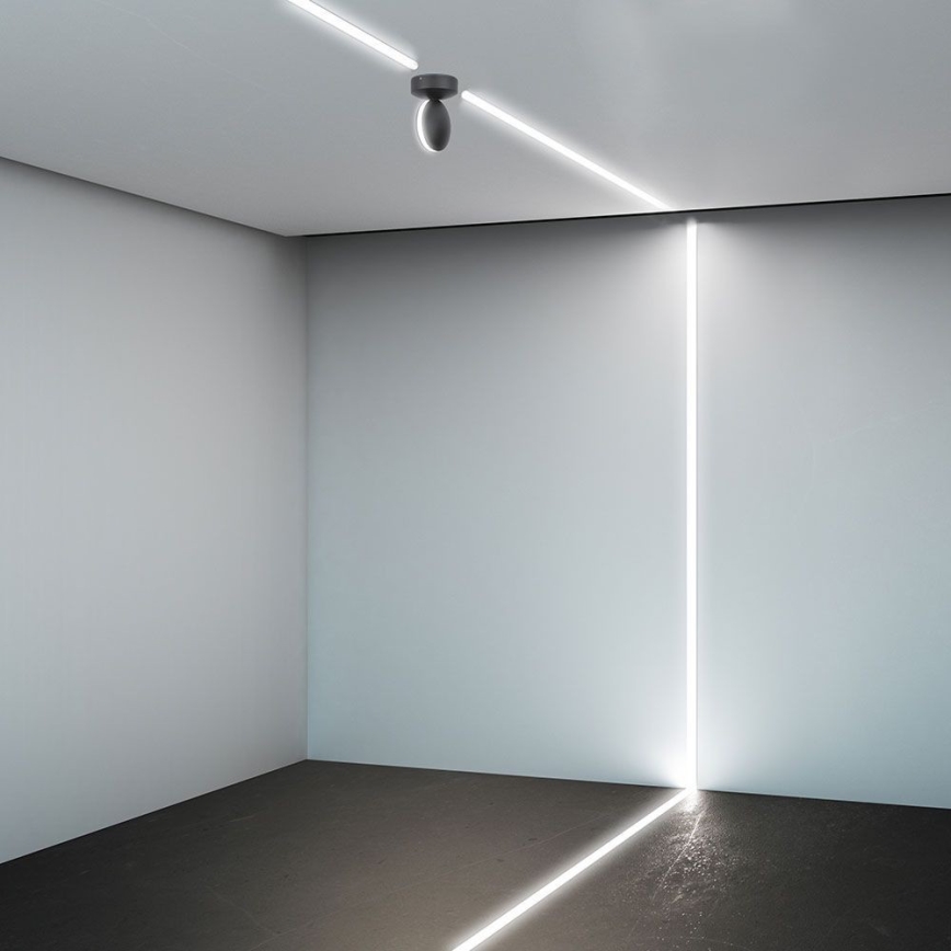 LED Udendørs wall flexible lys LED/7W/230V 4000K IP65 sort
