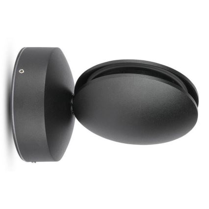 LED Udendørs wall flexible lys LED/7W/230V 4000K IP65 sort