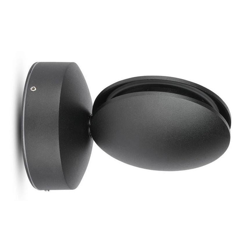 LED Udendørs wall flexible lys LED/7W/230V 4000K IP65 sort