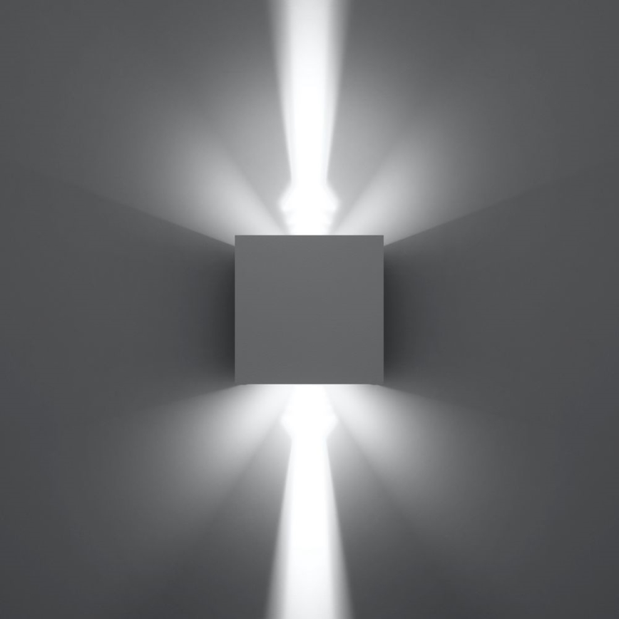 Udendørs LED væglampe LUCA LED/6W/230V IP54