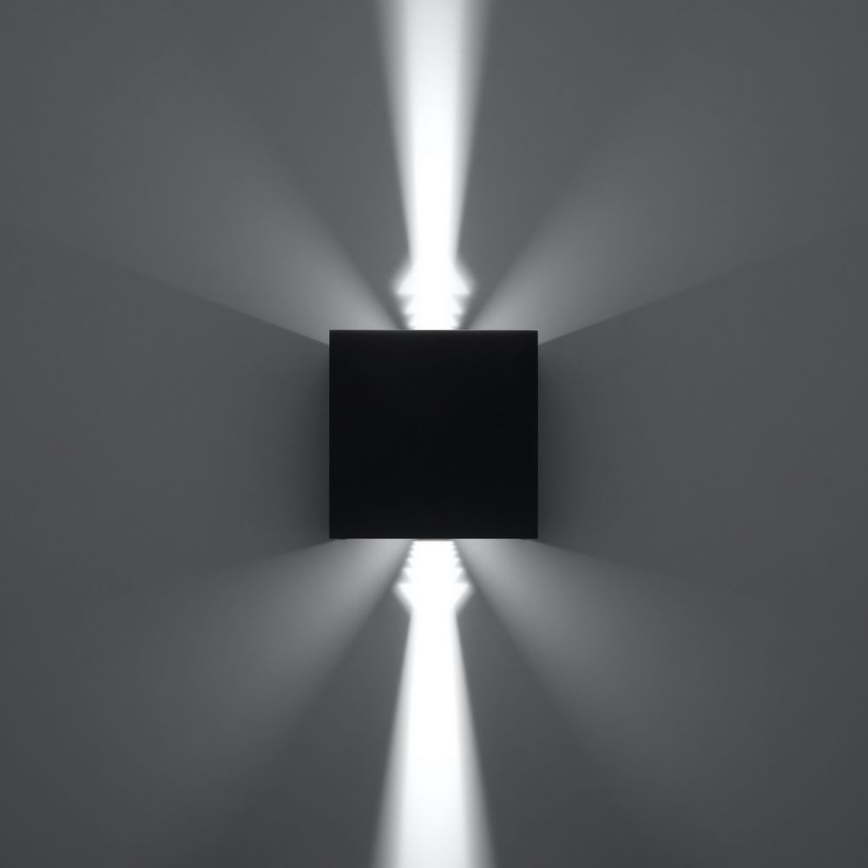 Udendørs LED væglampe LUCA LED/6W/230V IP54