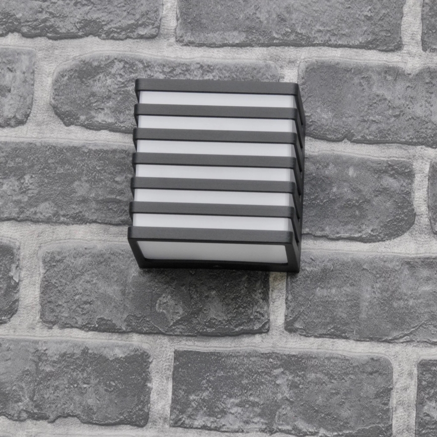 Udendørs LED væglampe MAXWELL LED/10W/230V IP54 grafit