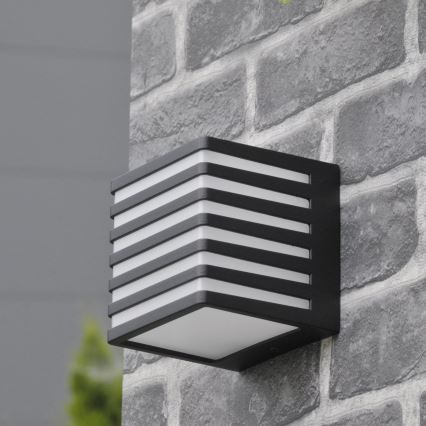 Udendørs LED væglampe MAXWELL LED/10W/230V IP54 grafit