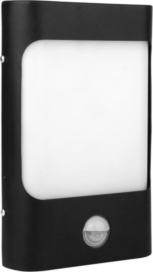 Udendørs LED væglampe med sensor CORDOBA LED/9W/230V IP44 sort