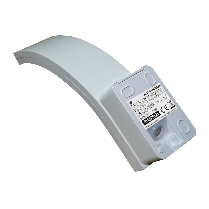 Udendørs LED væglampe med sensor LED/10W/230V IP54