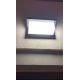 Udendørs LED væglampe med sensor LED/12W/230V IP54 sort