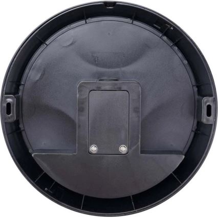 Udendørs LED væglampe med sensor LED/12W/230V 3000/4000/6500K IP65 sort