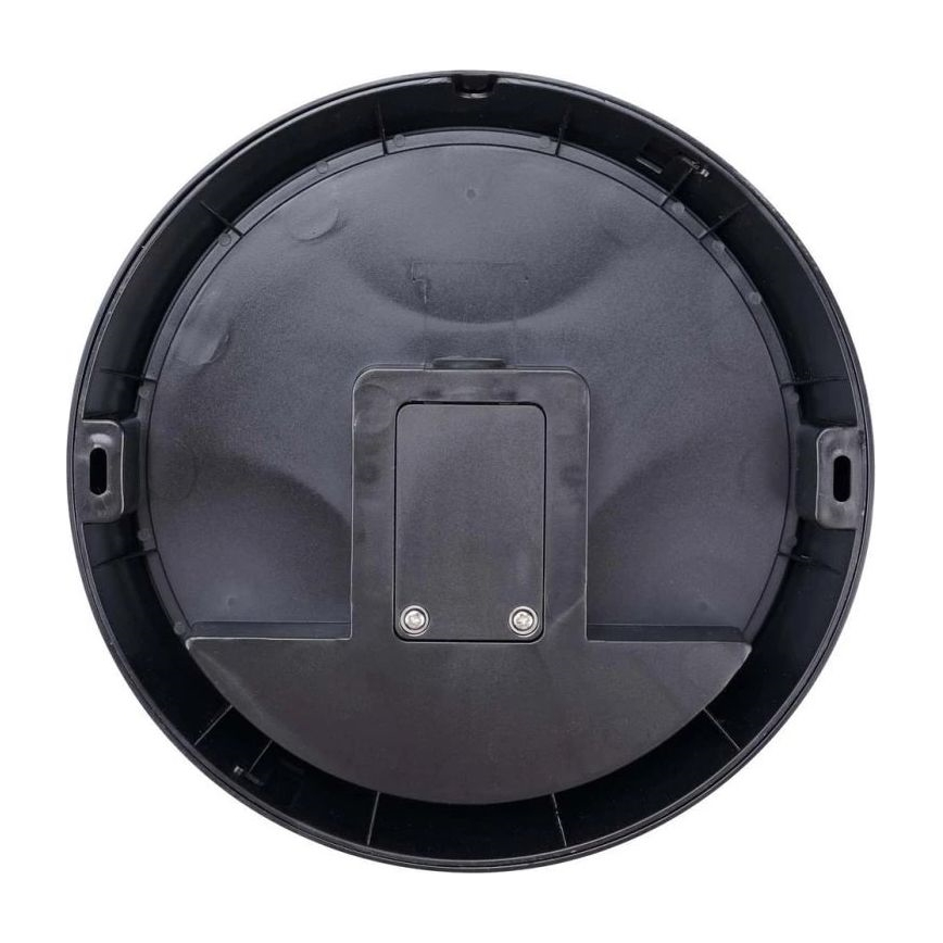 Udendørs LED væglampe med sensor LED/12W/230V 3000/4000/6500K IP65 sort
