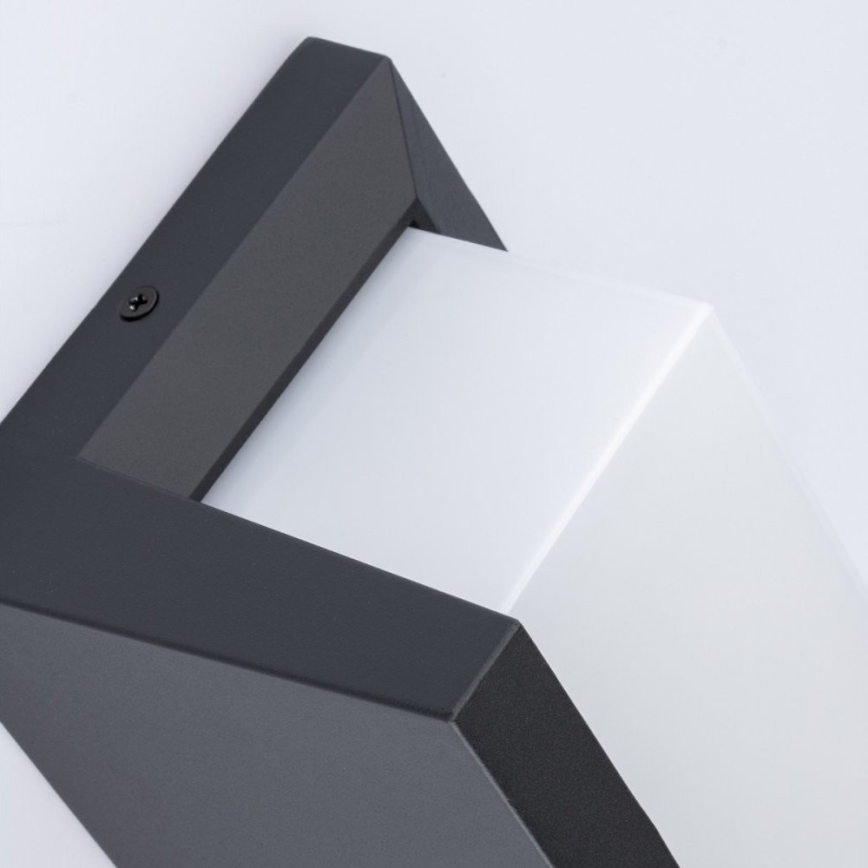 Udendørs LED væglampe NEELY 1xE27/9W/230V 3000K IP54 antracit