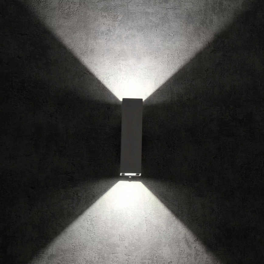 Udendørs LED væglampe ORLEAN 2xLED/2,5W/230V hvid IP54