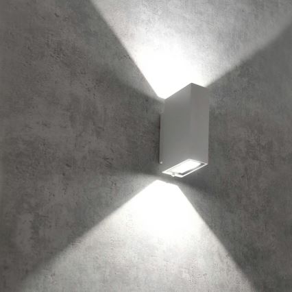 Udendørs LED væglampe ORLEAN 2xLED/2,5W/230V hvid IP54