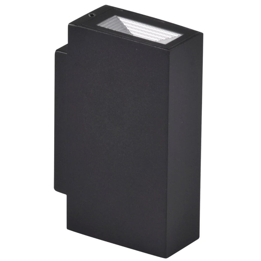 Udendørs LED væglampe ORLEAN 2xLED/2,5W/230V sort IP54