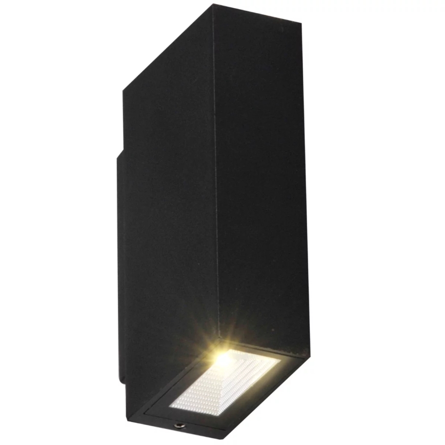 Udendørs LED væglampe ORLEAN 2xLED/2,5W/230V sort IP54