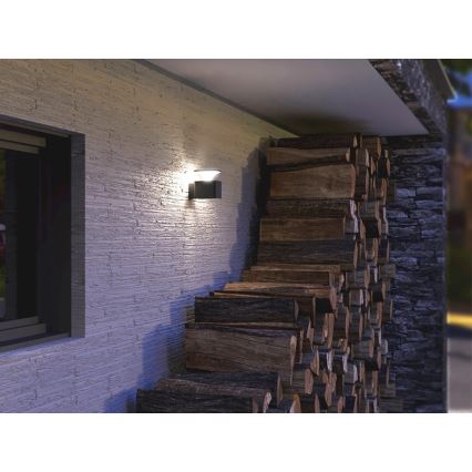 Udendørs LED væglampe ORNELA LED/6W/230V 3000K IP54 antracit